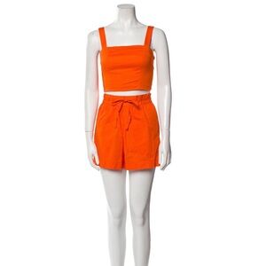Jason Wu Vibrant Orange Women's Shorts and top set